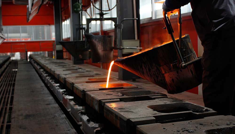 Cast iron factory